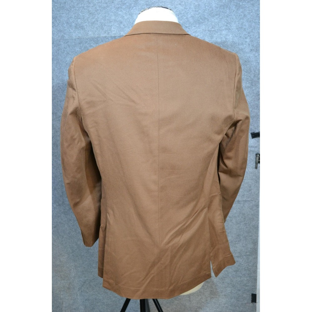 Edwin Nazario Sport Coat Mens 44R Brown Wool Cashmere Loro Piana Blazer Italy - Picture 3 of 16
